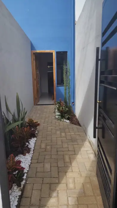Corredor de acesso ao escritório